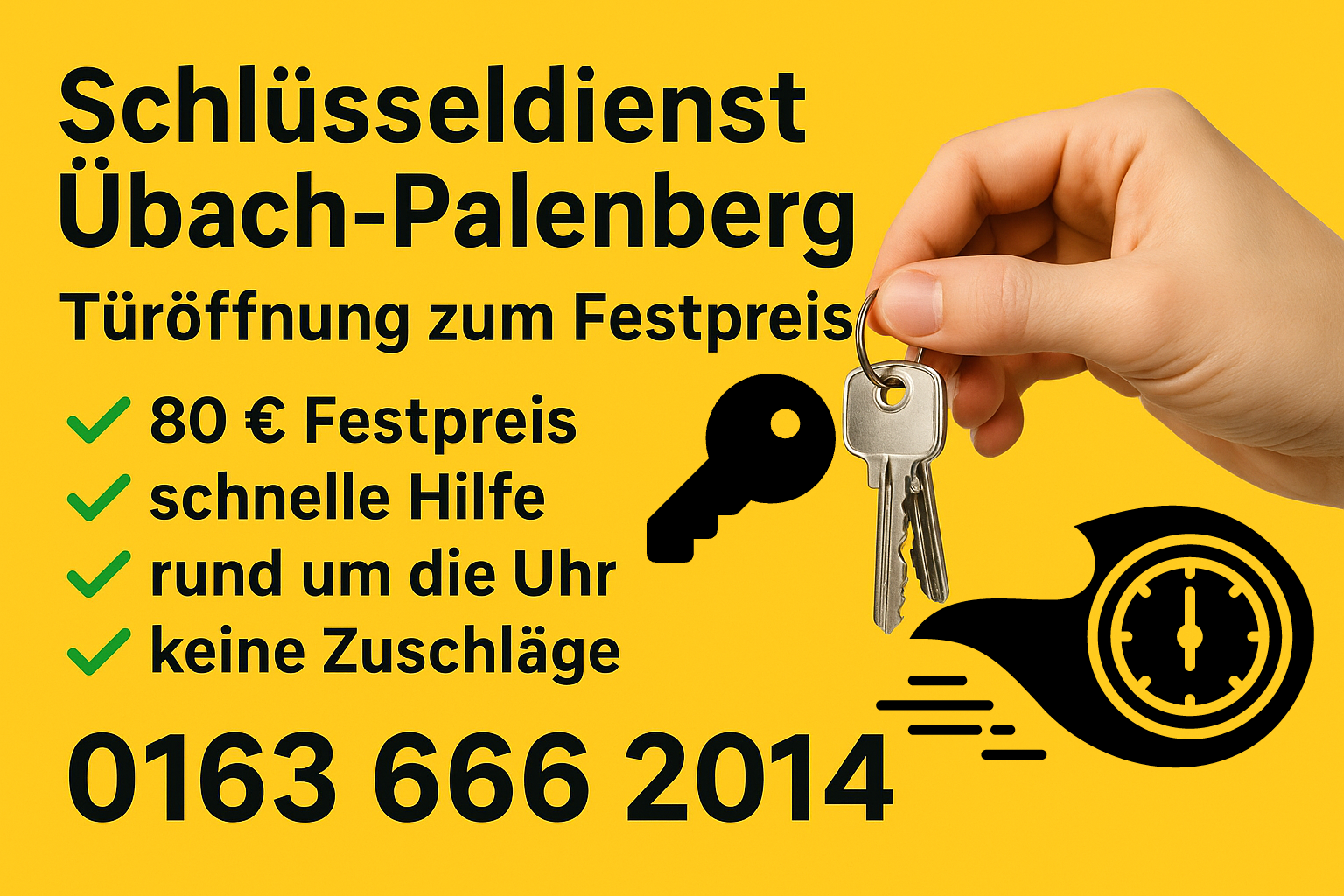 Schlüsseldienst Übach Palenberg - SOFORT vor Ort - Notdienst Monteur Karl Josef Jörrißen