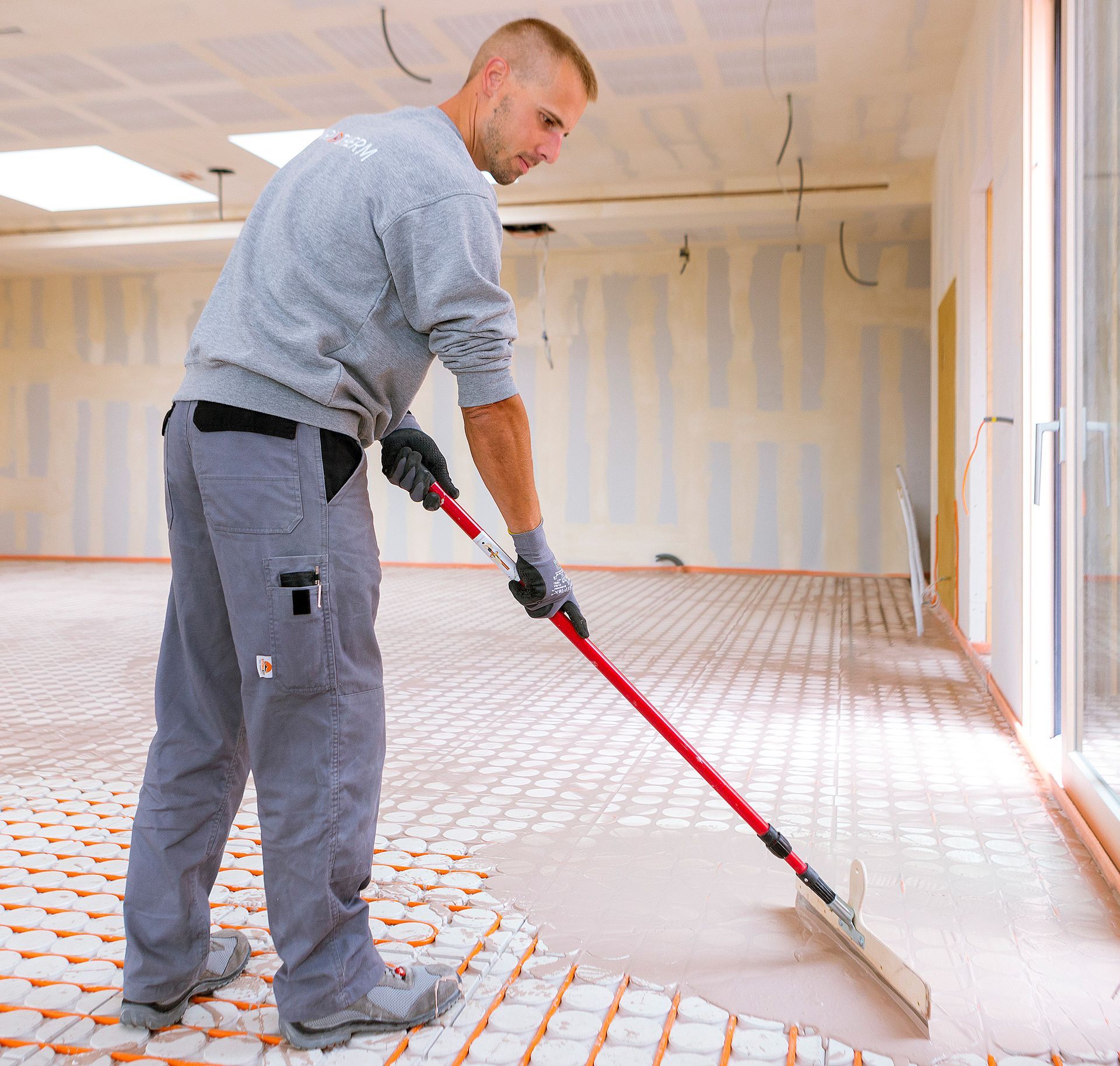 Flächenheizung Variotherm bei Apritec