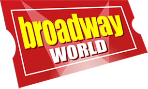 logo of broadway world: a red ticket