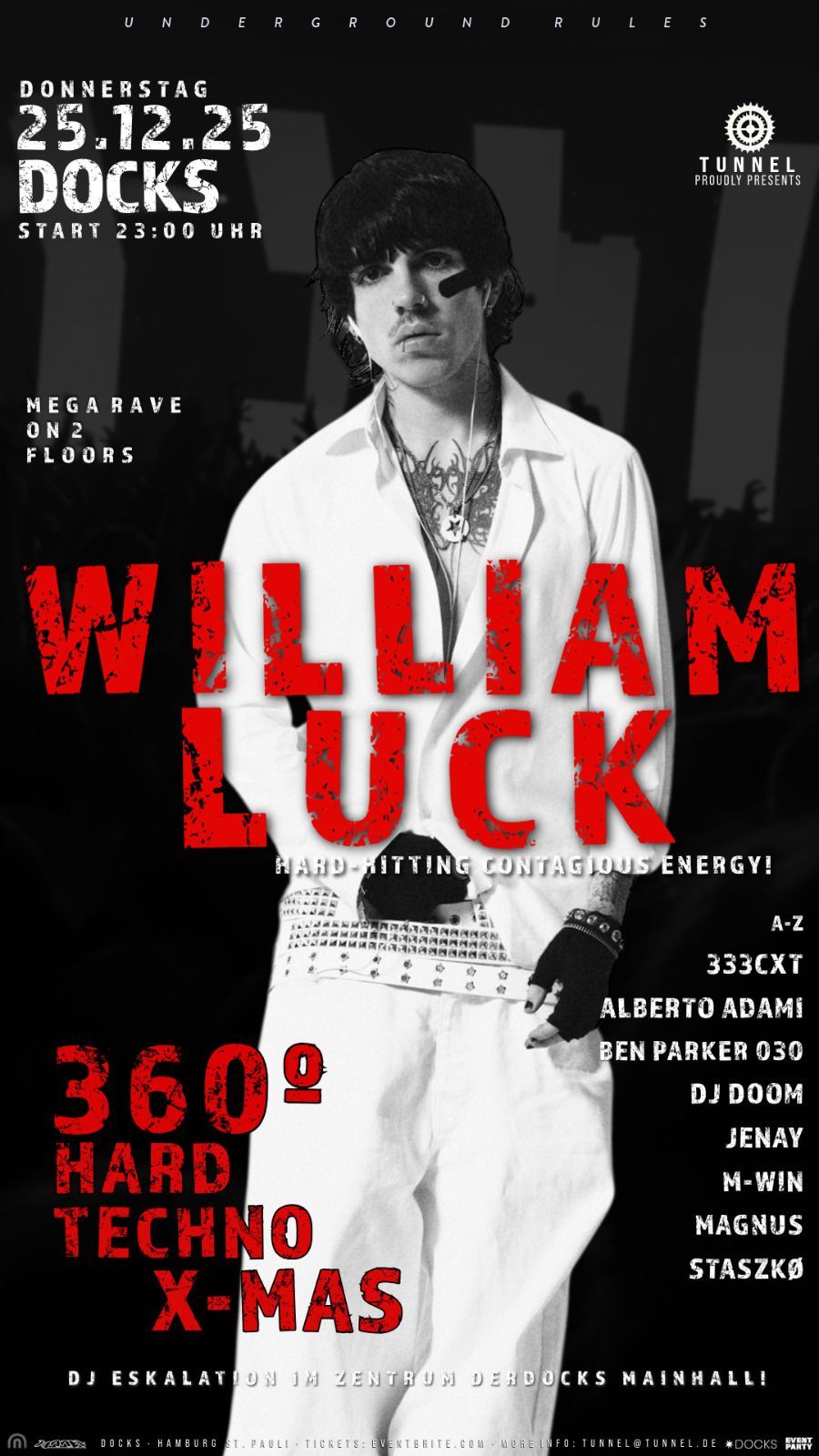 docks hamburg tunnel rave 360 rave hard techno
