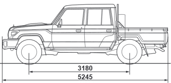 Land cruiser 70 схема