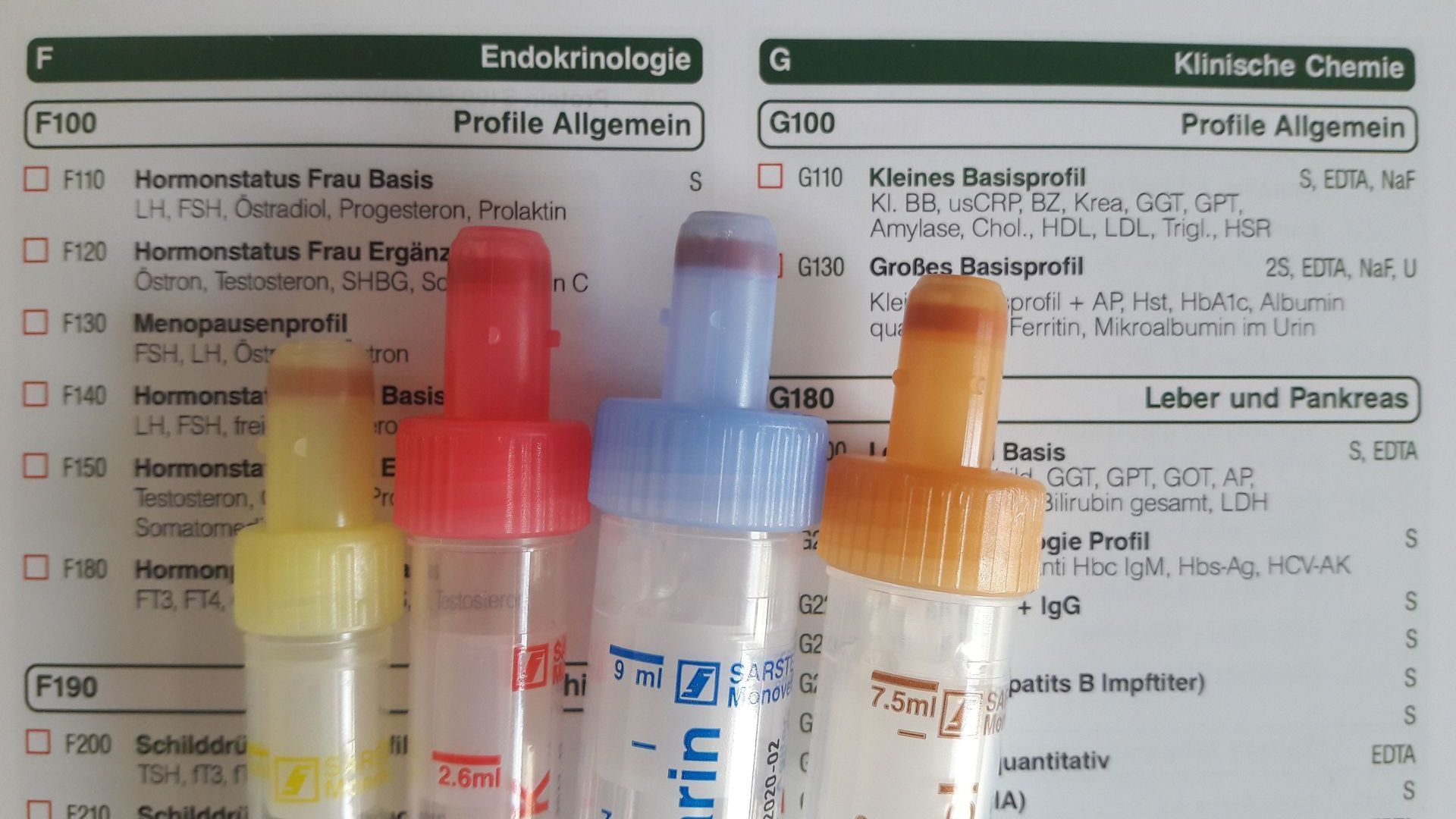 Labor, Heilpraktiker, Blutstatus, Altenburg, Meerane, Hormonstatus, Darmprofil