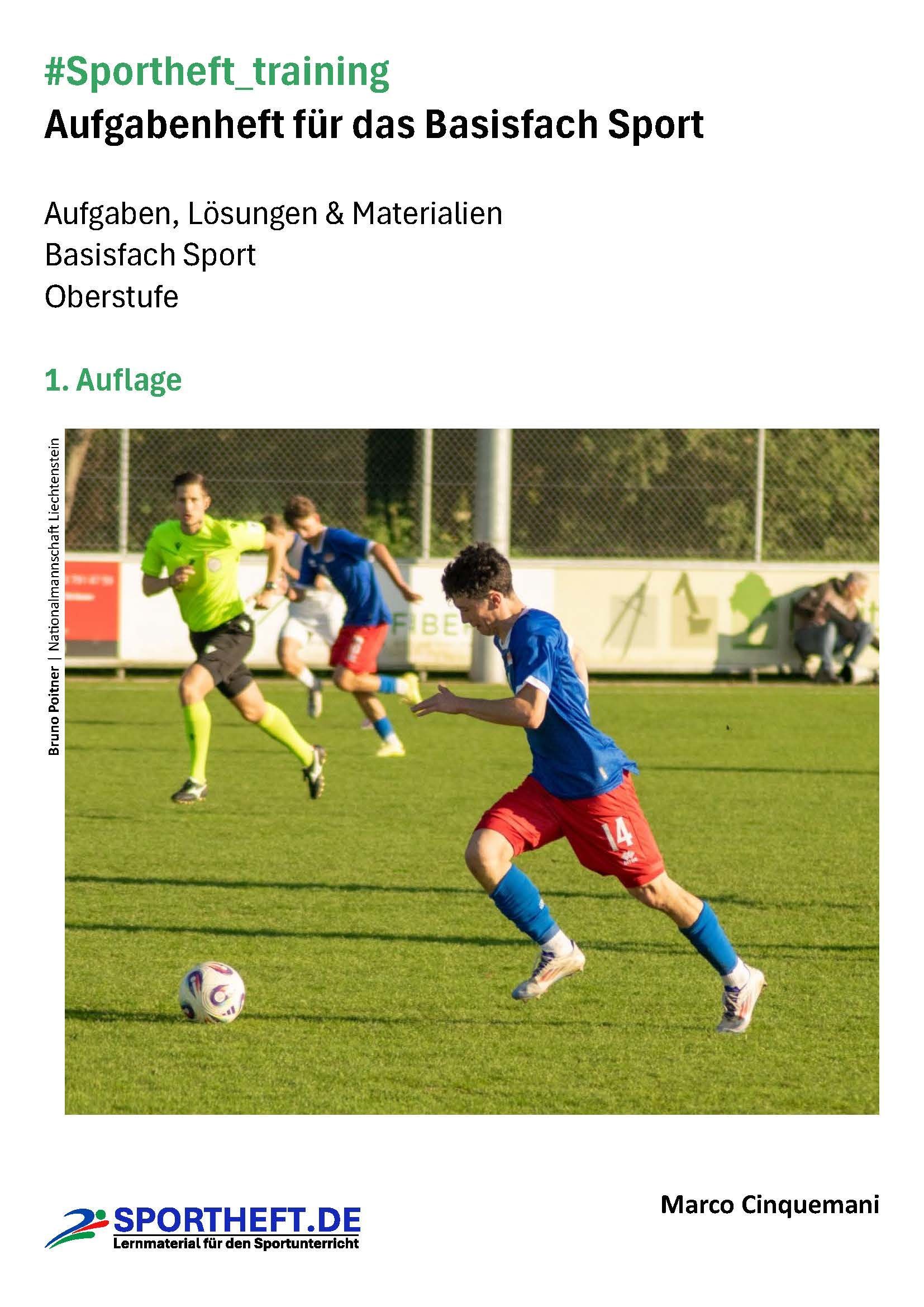Cover: Aufgabenheft für das Basisfach Sport