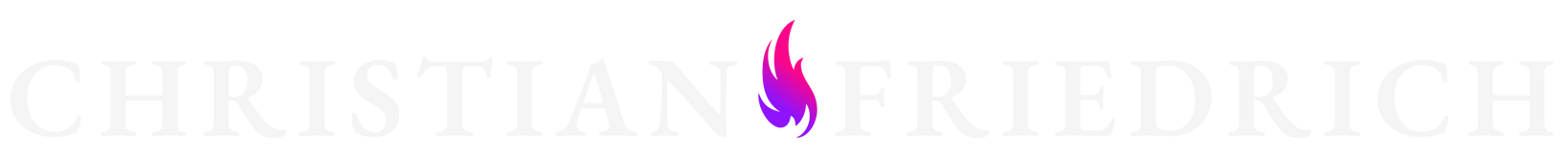 Logo mit Flamme - Christian Friedrich - ich schweb auf Musik