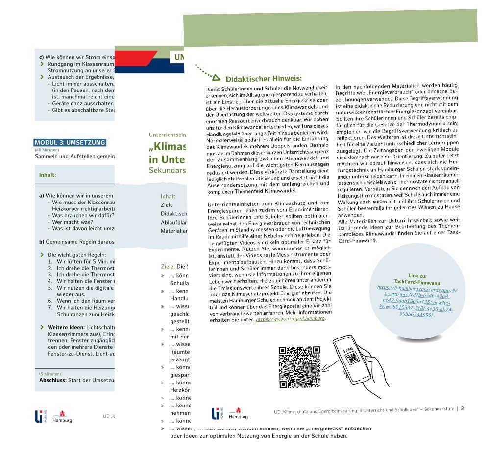 Energie sparen Unterrichtseinheiten