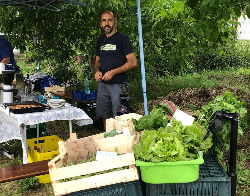 Verkaufsstand regionales Gemüse Mühlenbeck