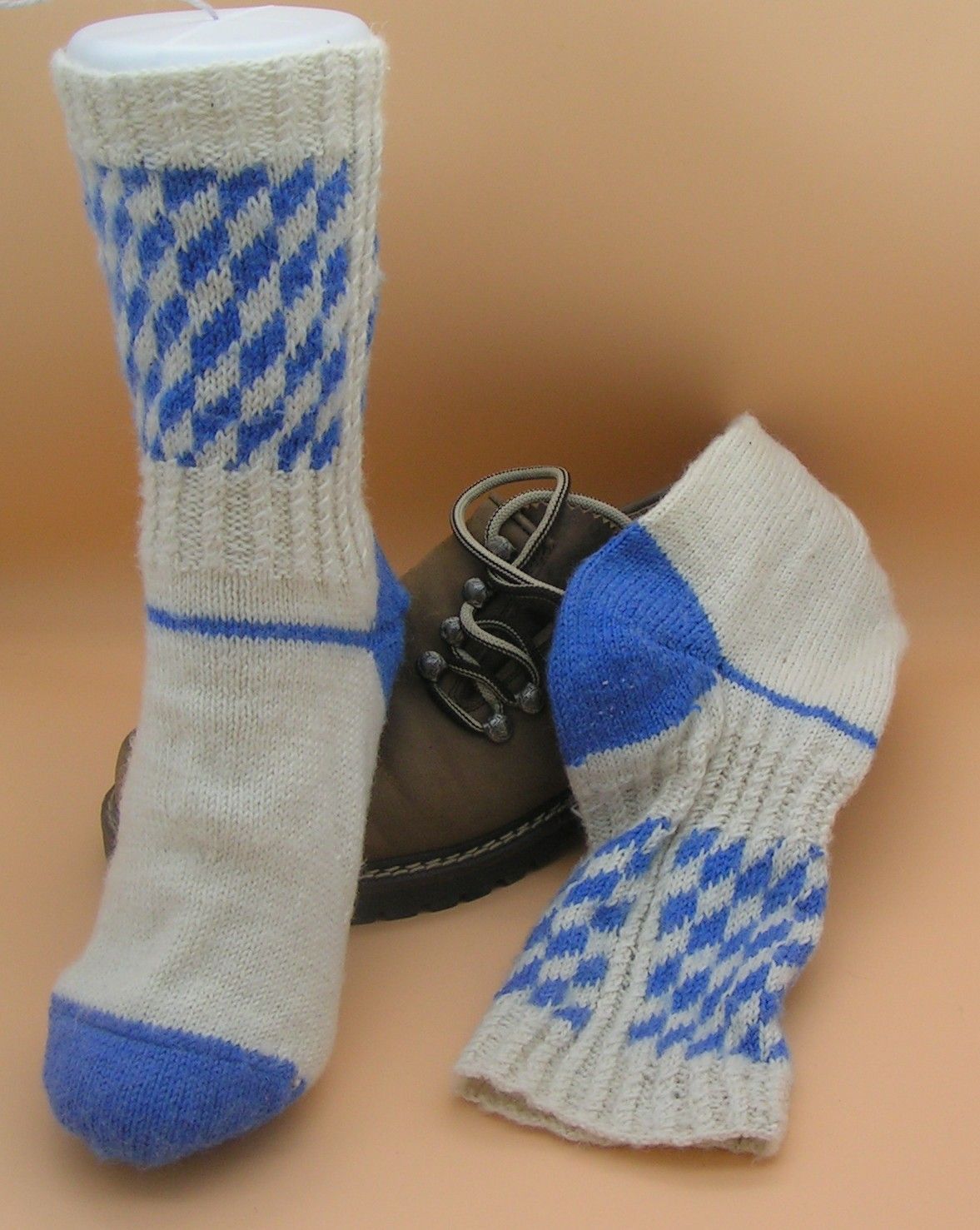 Bayrische Socken, gestrickt
