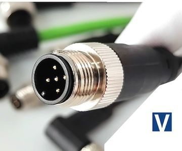 Fertiger von ktivenorleitungen, Datenkabel M12 J5