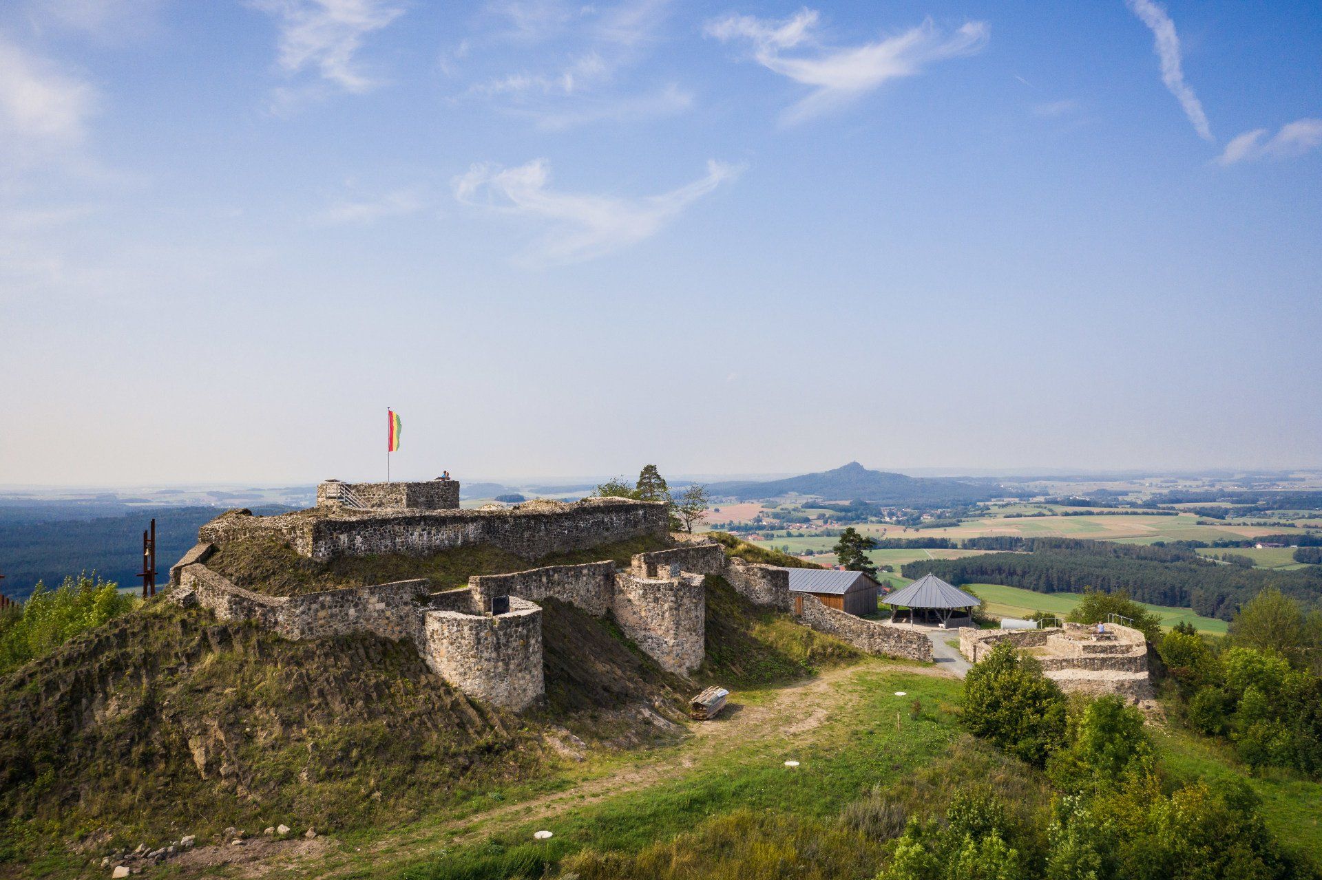 Burgruine Waldeck auf dem Schlossberg