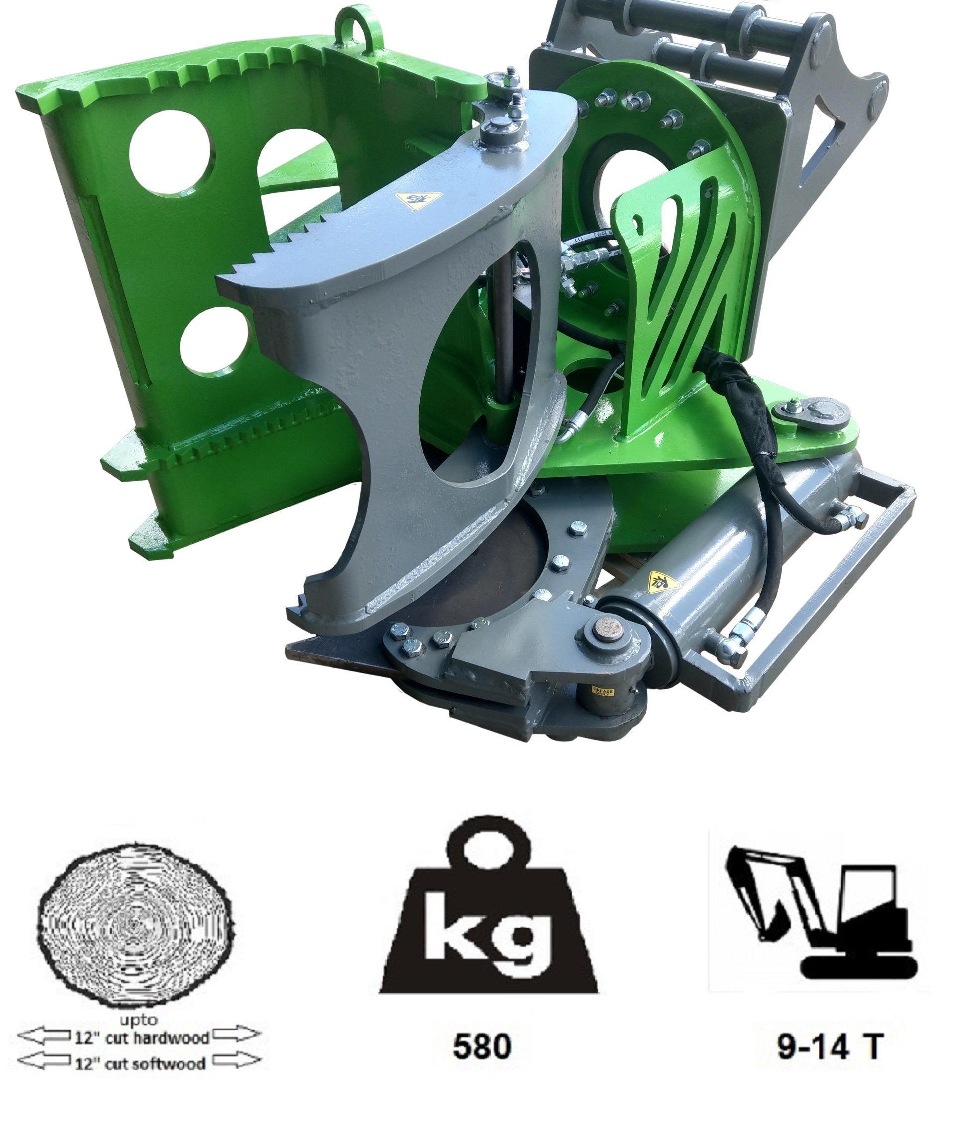 RSL Engineering Excavator Attachments Tree Shear
