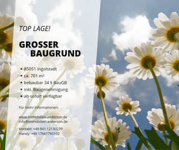 Baugrund Baugenehmigung Ingolstadt Nachbarbebauung