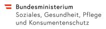 Logo des Bundesministeriums für Soziales, Gesundheit, Pflege und Verbraucherschutz.