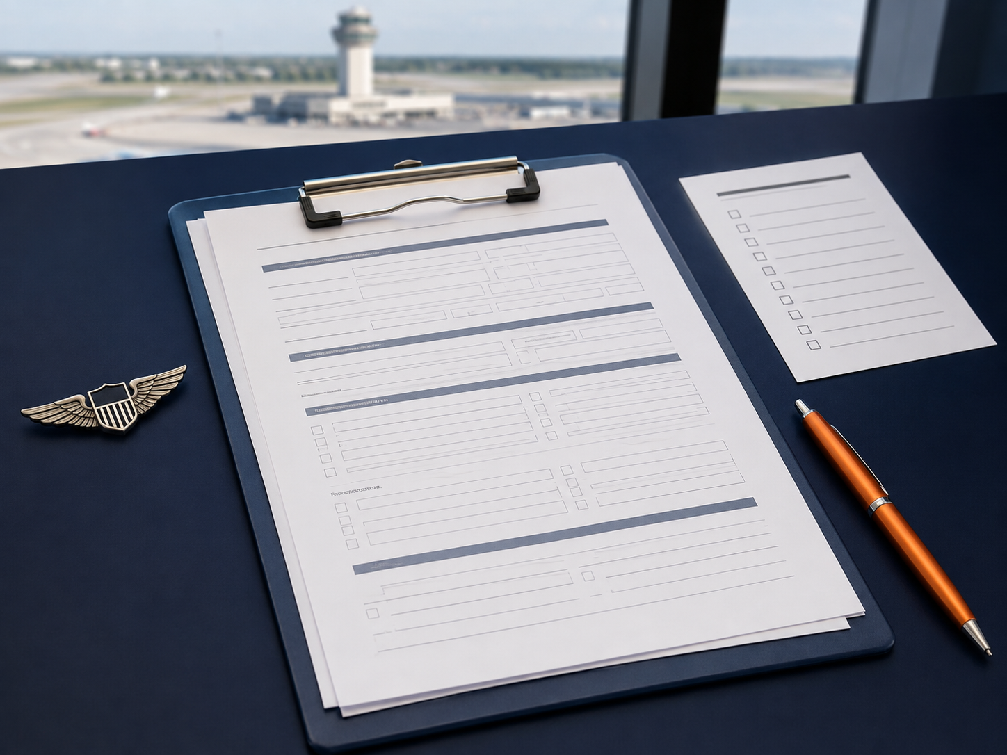 Antragsformular und Checkliste für die Untersuchung zum Medical Cabin Crew