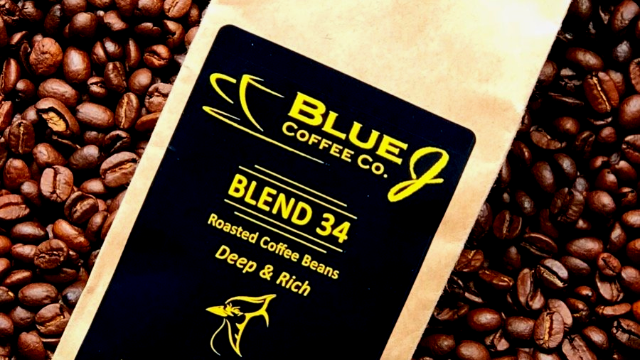 Blue J Coffee Blend 34 Beans