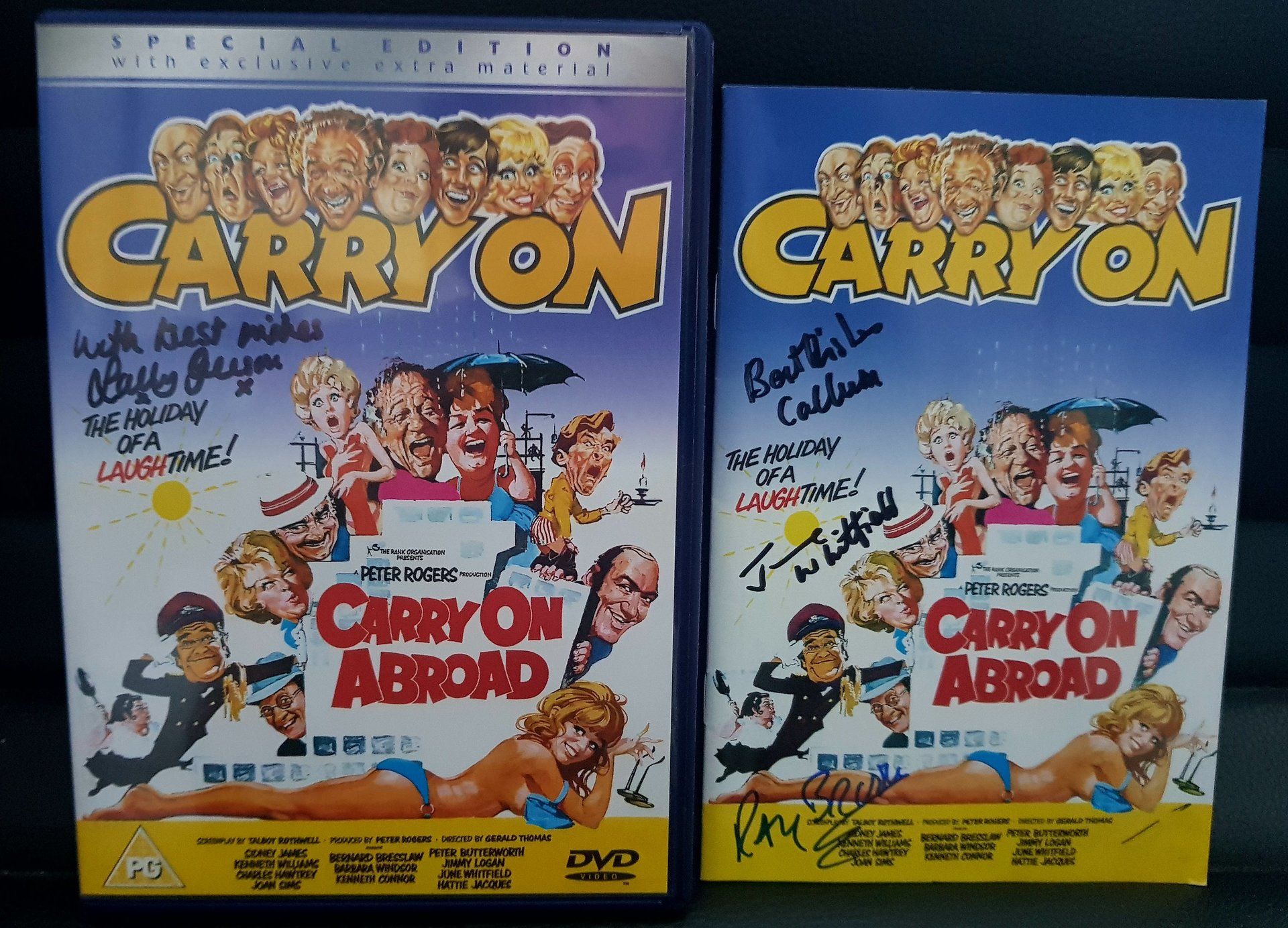 Carry On Films (Signed DVDs) 1967 To 1992