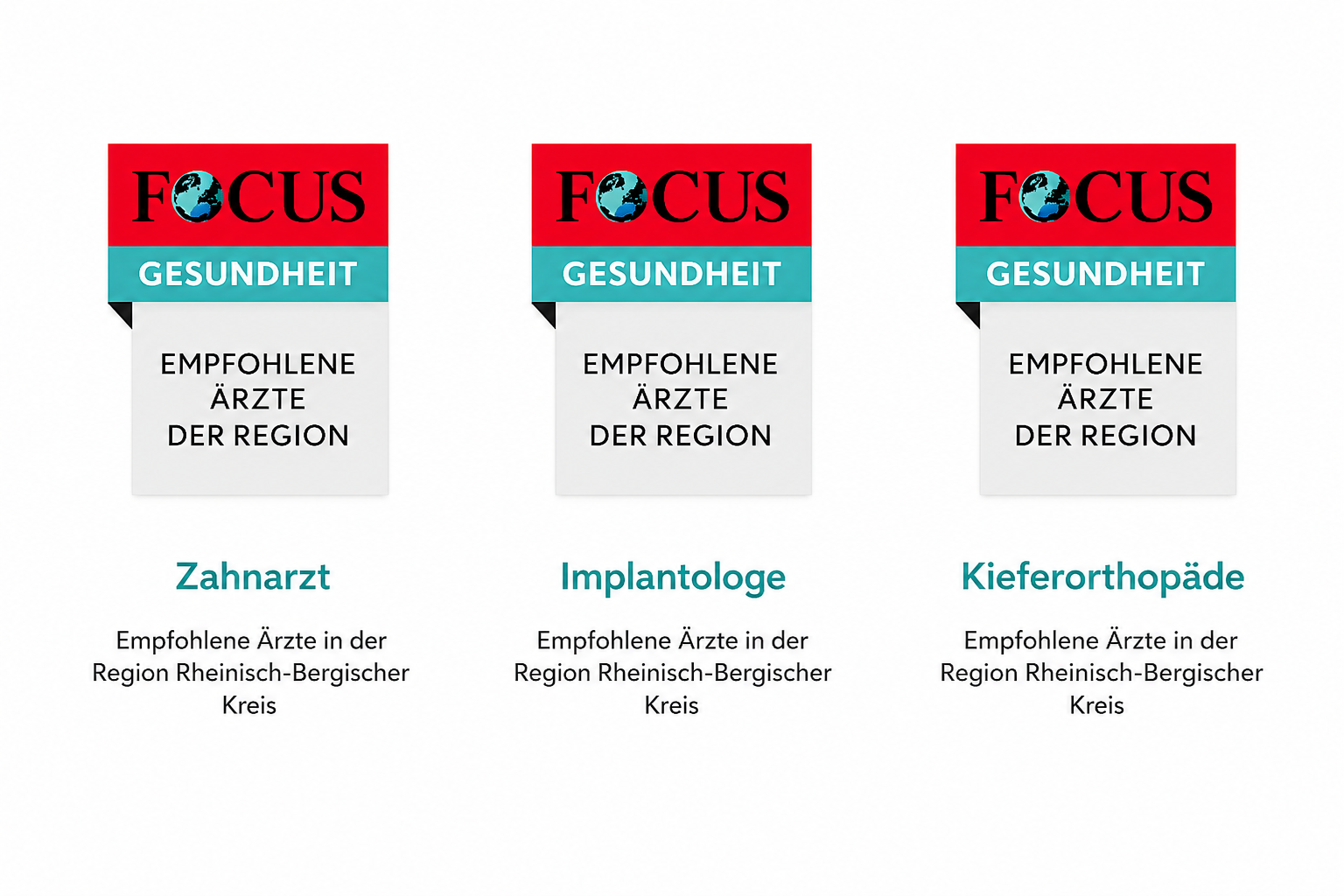 FOCUS Top-Zahnarzt Empfehlung für Dr. Bodenhausen in Leichlingen