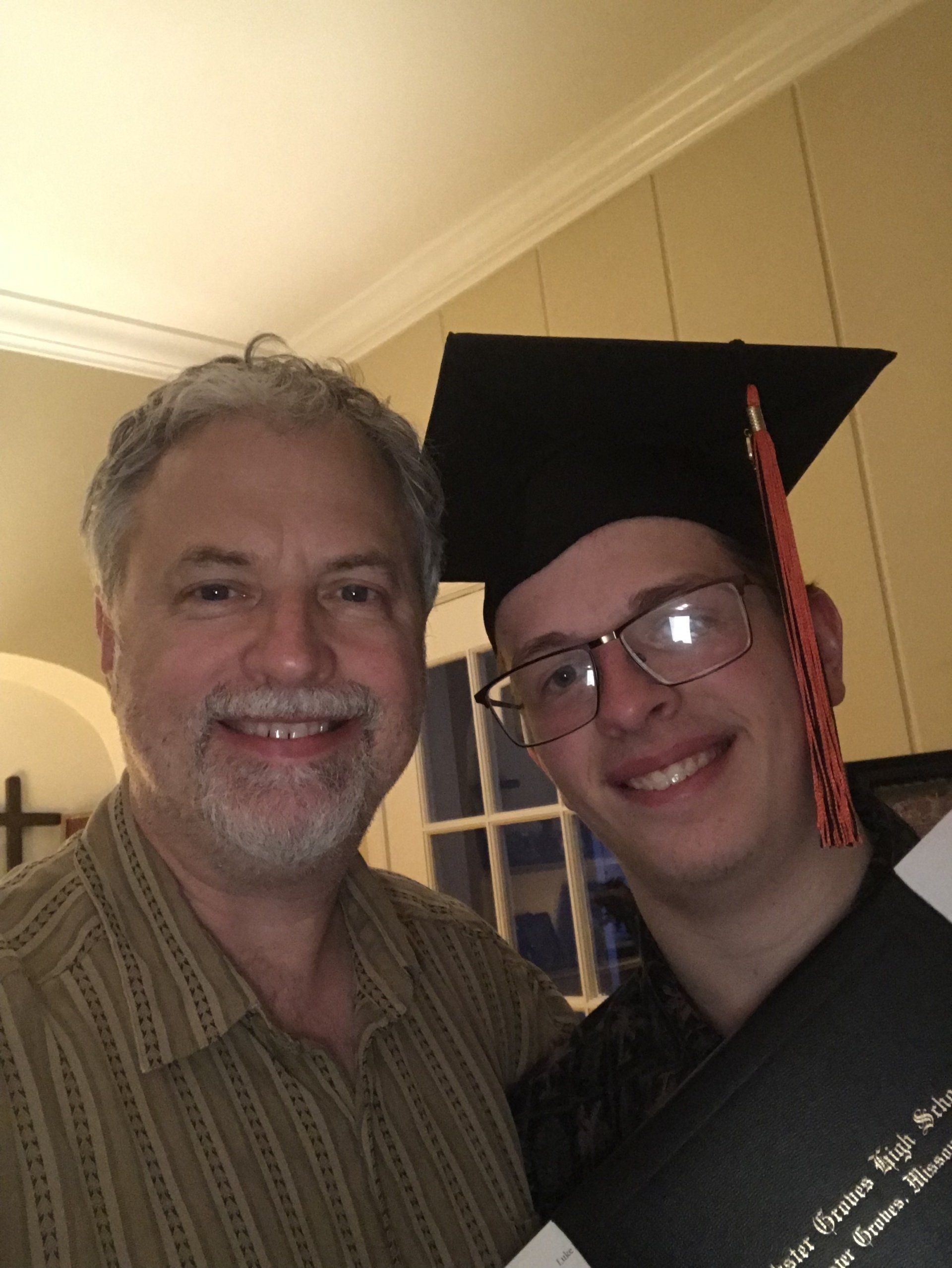 Dad & Luke Graduation 2019