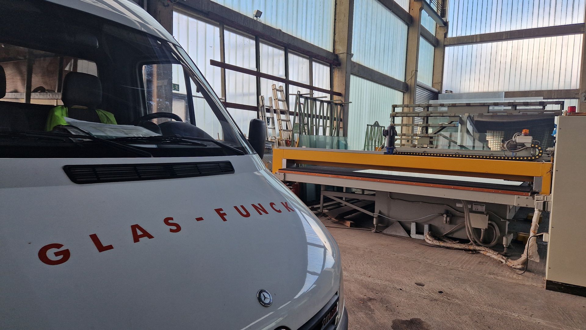 Glas Zuschneidetisch