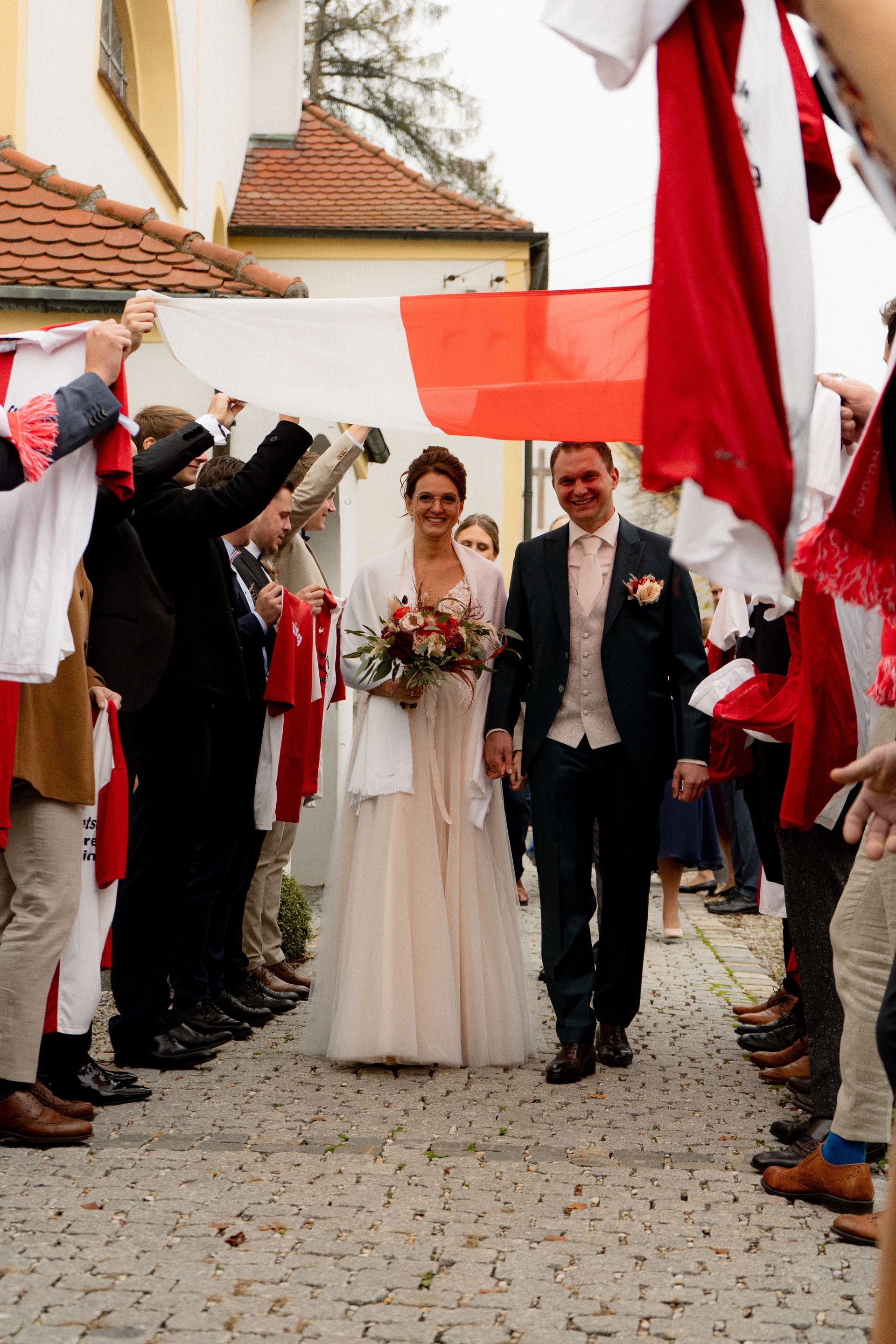 Spalier Hochzeit
