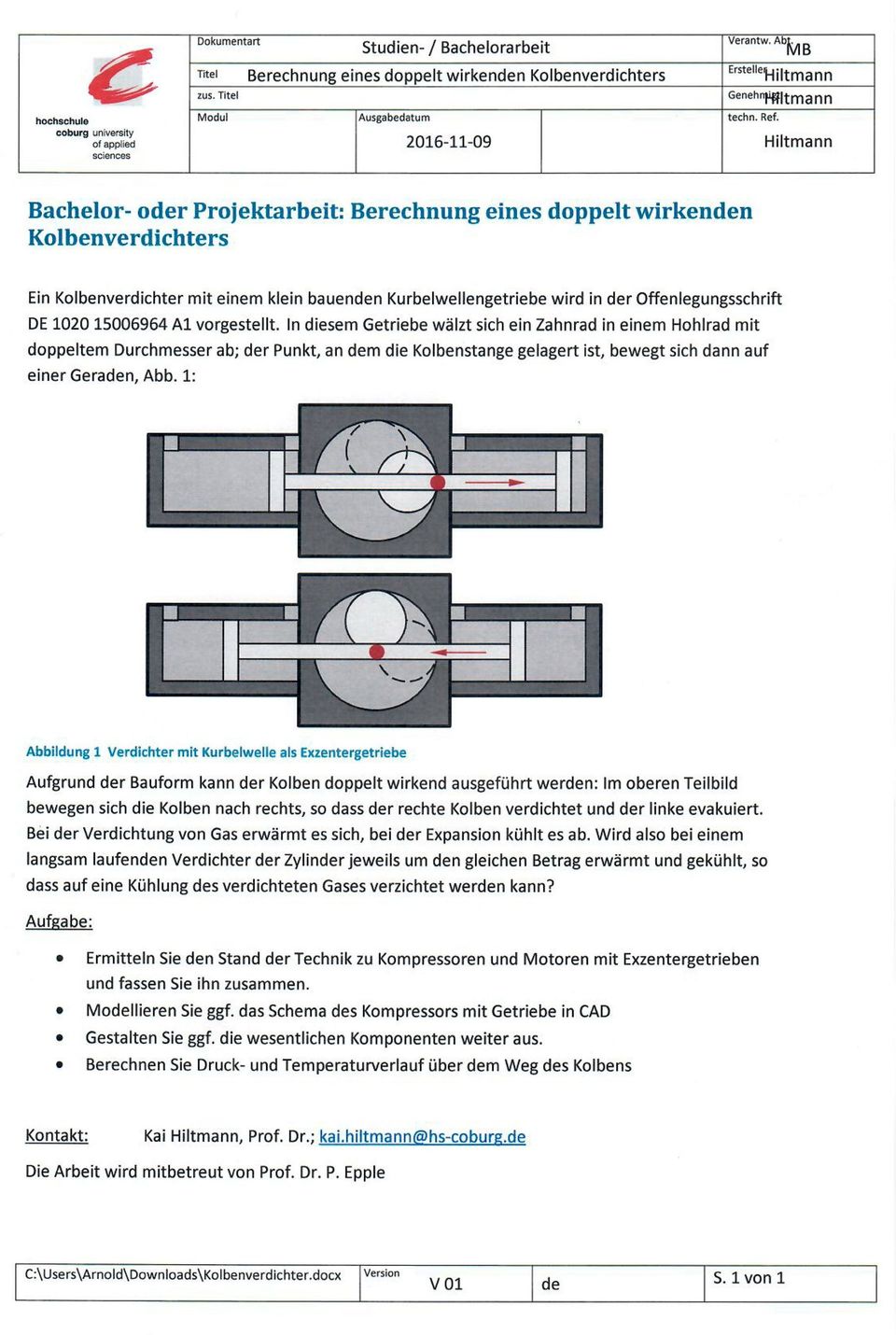 Studienarbeit Hochschuhle Coburg