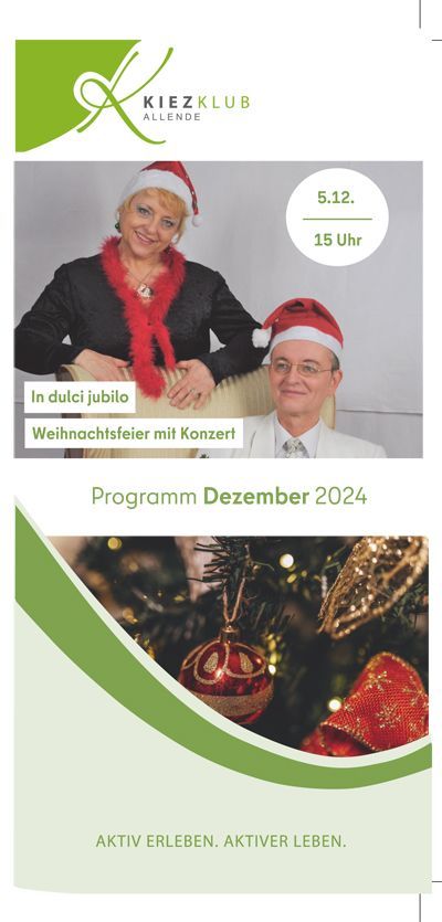 Programmflyer Dezember 2024