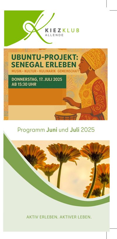 Programmflyer Juni/Juli 2025