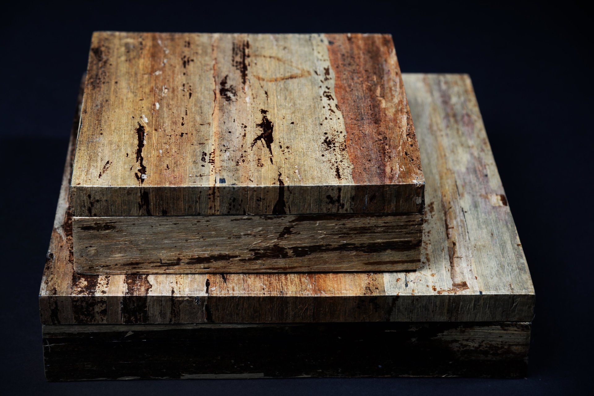 Box mit Deckel quadratisch;Box aus Bananenblatt;Natur;Present;Natur Produkt, Handgemacht