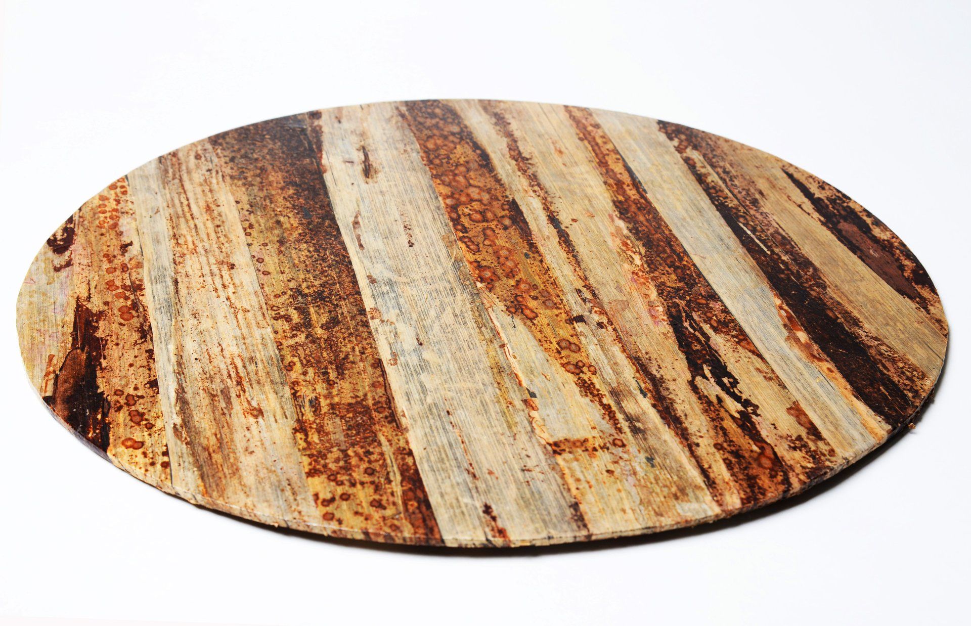 Tischuntersetzer;Tischunterlage rund;Tellersets aus Bananenblatt;Natur;Present;Natur Produkt