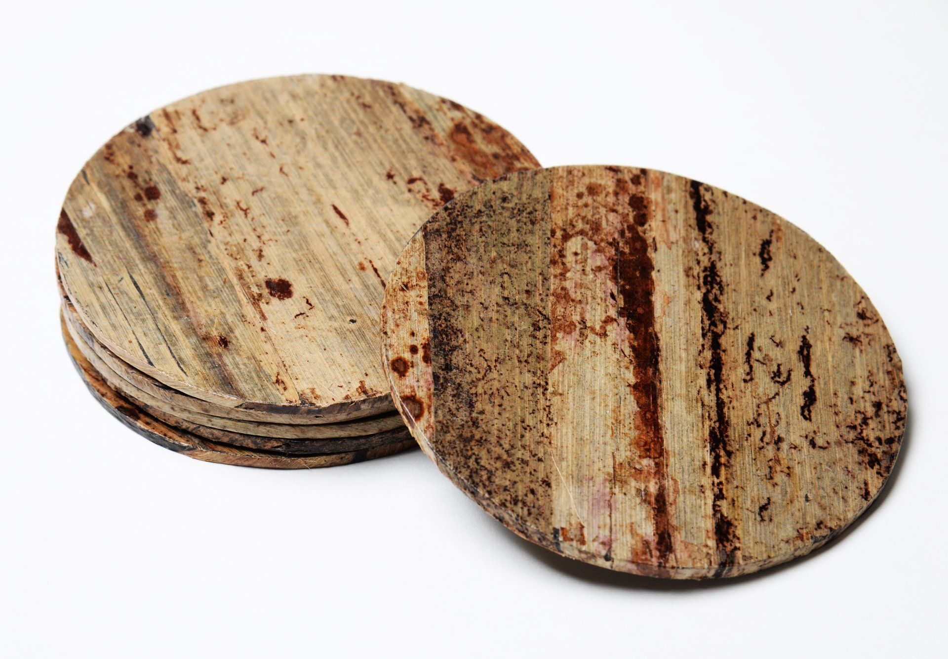 Glasuntersetzer;Glasuntersatz rund;Glasuntersatz aus Bananenblatt;Natur;Present;Natur Produkt