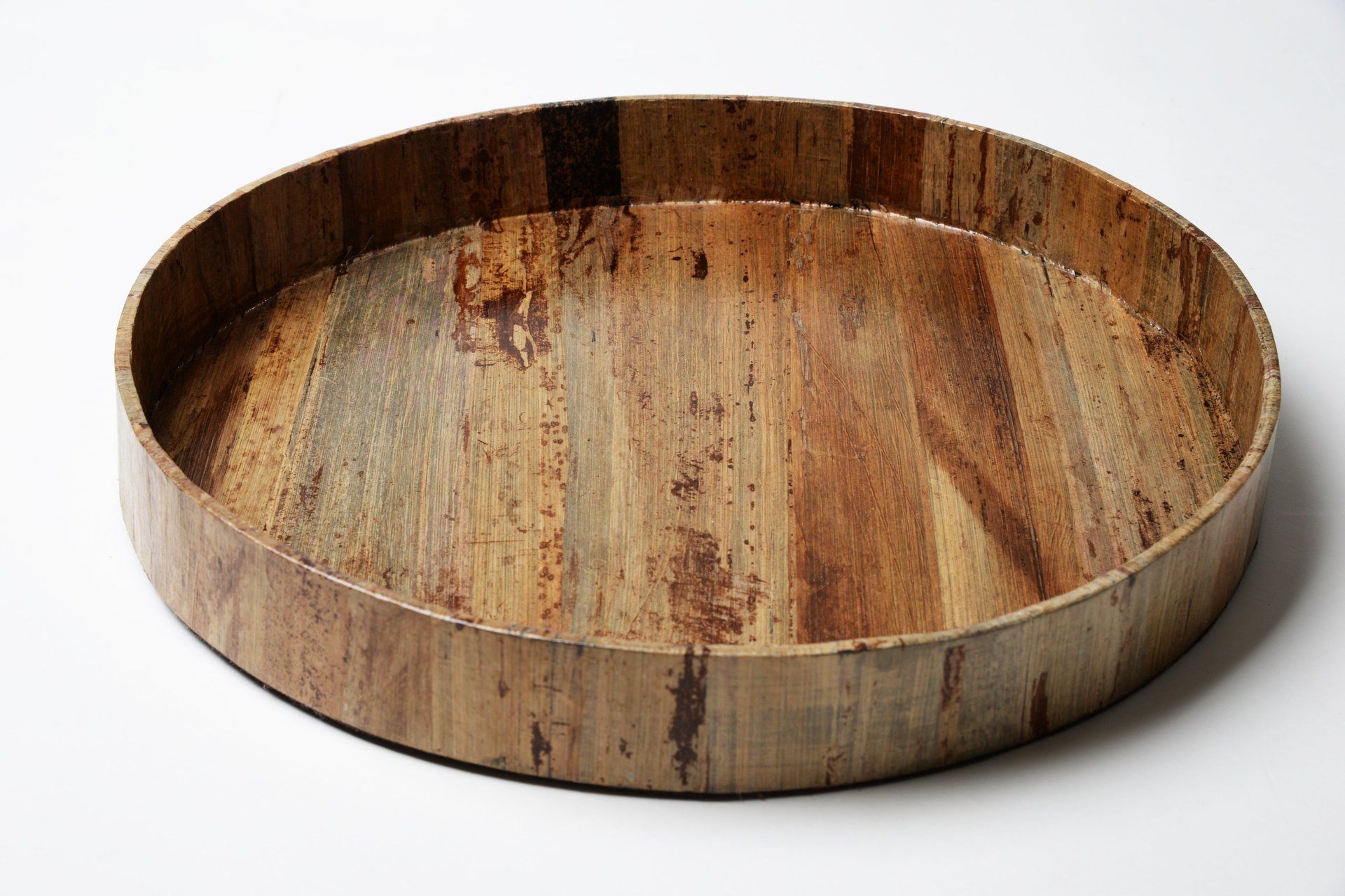 Tablett;Tablett rund;Serviertablett;Tablett aus Bananenblatt;Natur;Present;Natur Produkt