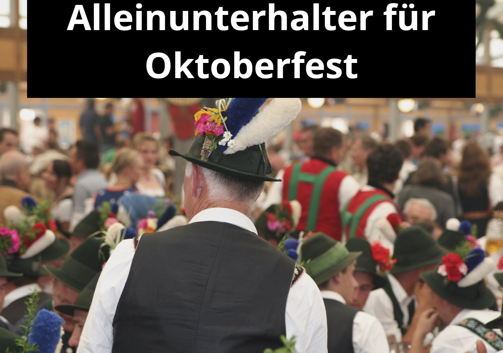 Alleinunterhalter für Oktoberfest Heinsberg - Musiker mit Phantastischer Musik & Licht Technik