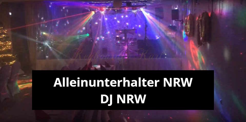 Alleinunterhalter aus Nordrheinwestfalen mit DJ und live Musik für Events in NRW. Keyboarder Karl