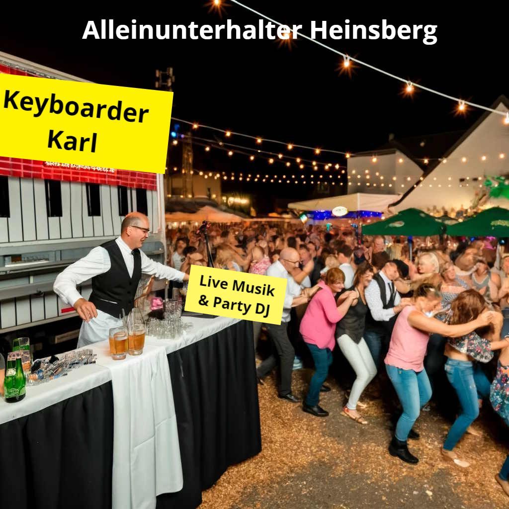 Alleinunterhalter Heinsberg gibt es viele - aber hier ist jemand der besonders ist > Keyboarder Karl