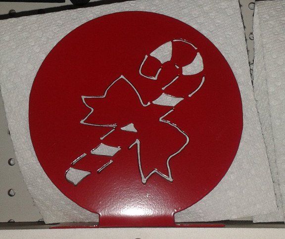 Candy Cane Napkin Holder