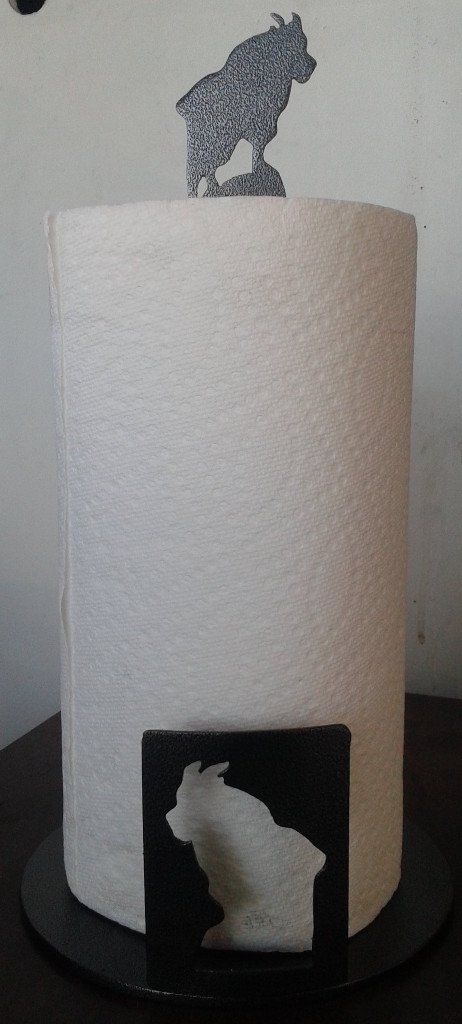 Mountain Goat Paper Towel Holder