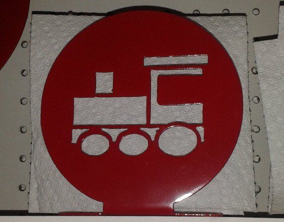Toy Train Napkin Holder