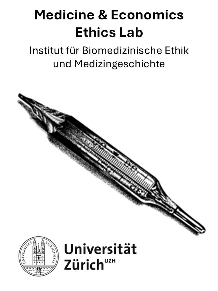 Labortleitung (affiliate) M&EE Lab, Medizinethische Forschung und wissenschaftliche Studien