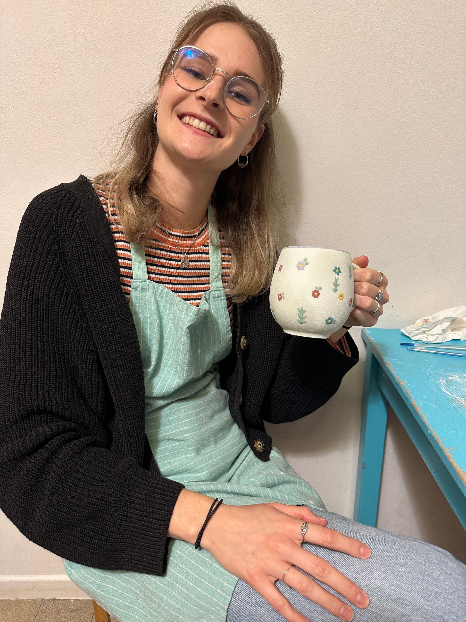 Keramik bemalen in Brüssel