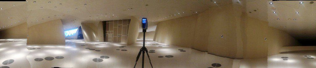 National Museum of Qatar. Levantamiento 3D con Laser Scanner