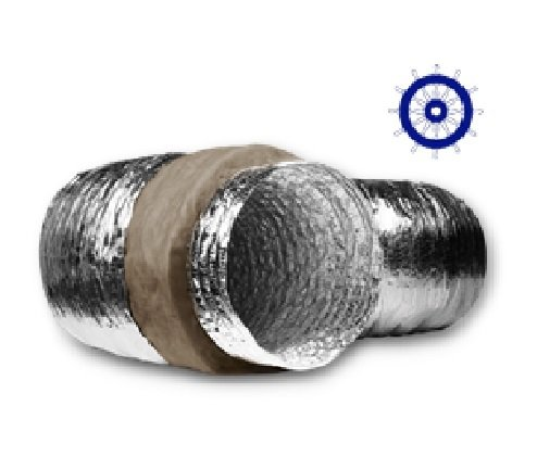 Gaine Ventilation En Aluminium Double Couche De Ventilation, Tuyau