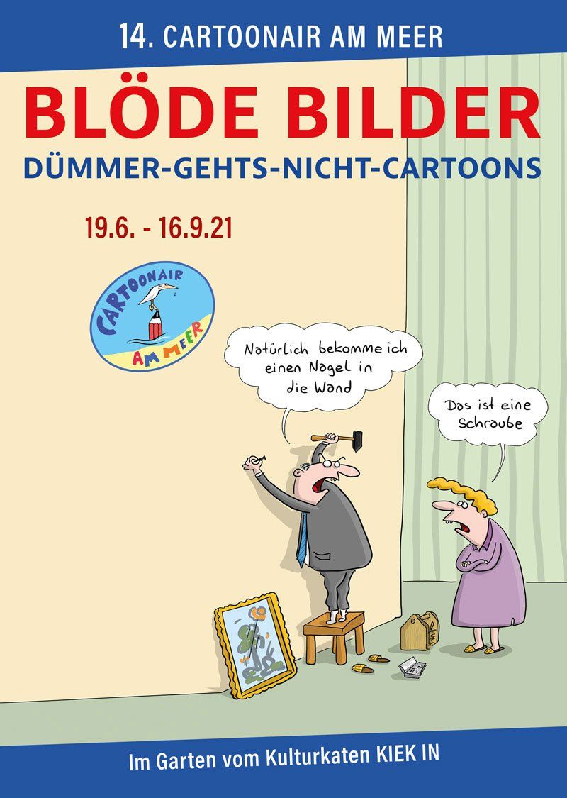 Cartoonair am Meer einzigariges Karikaturen-Freiluftfestival