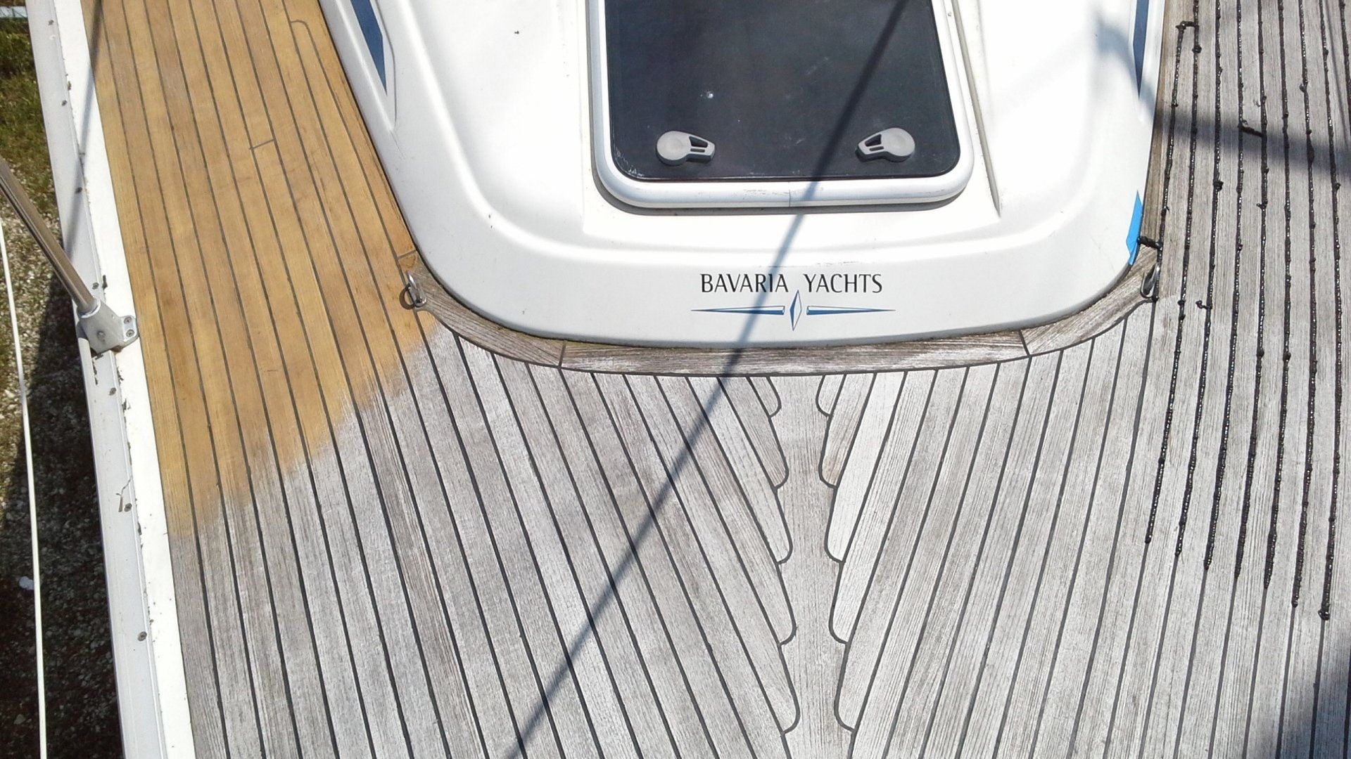 Teakdeck ueberarbeiten