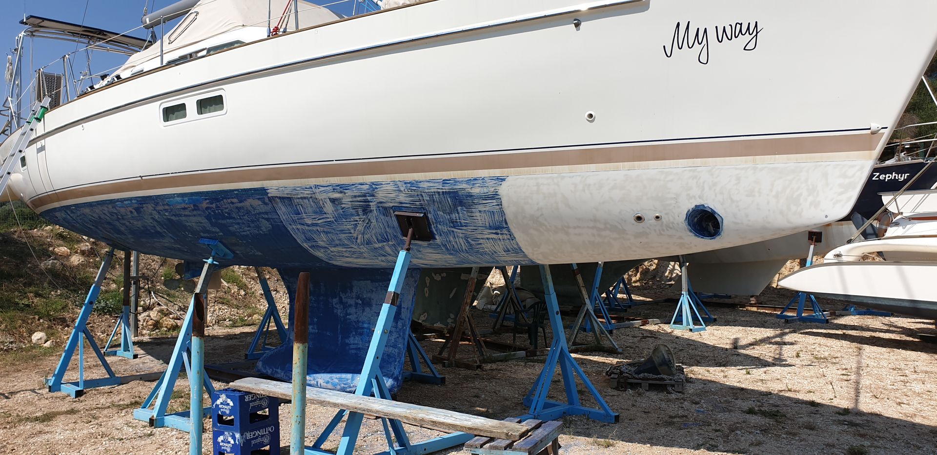 Unterwasserschiff sanierung