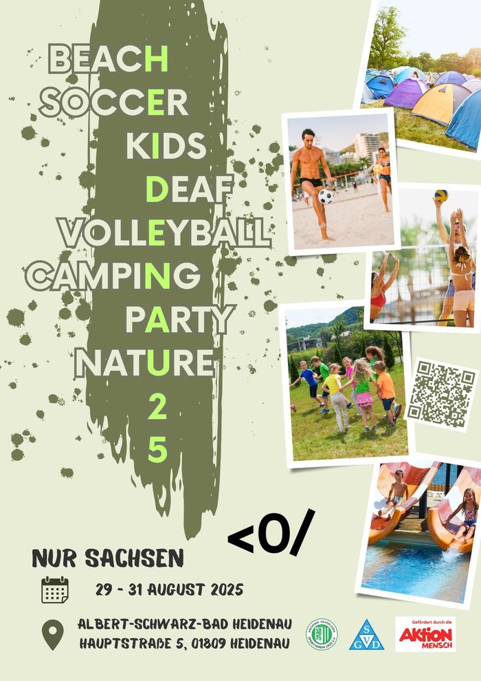 Plakat für Seminar für Schüler  und Schülerinnen mit Gebärdensprachdolmetschernden