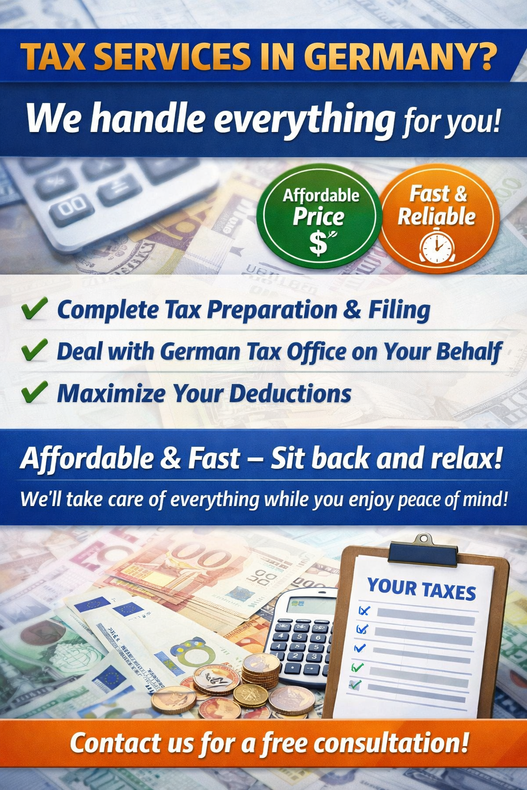 Tax Consultant in Frankfurt Munich and Berlin