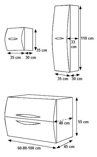 Esquema mueble baño JAVEA