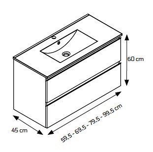 Esquema mueble baño MOTRIL