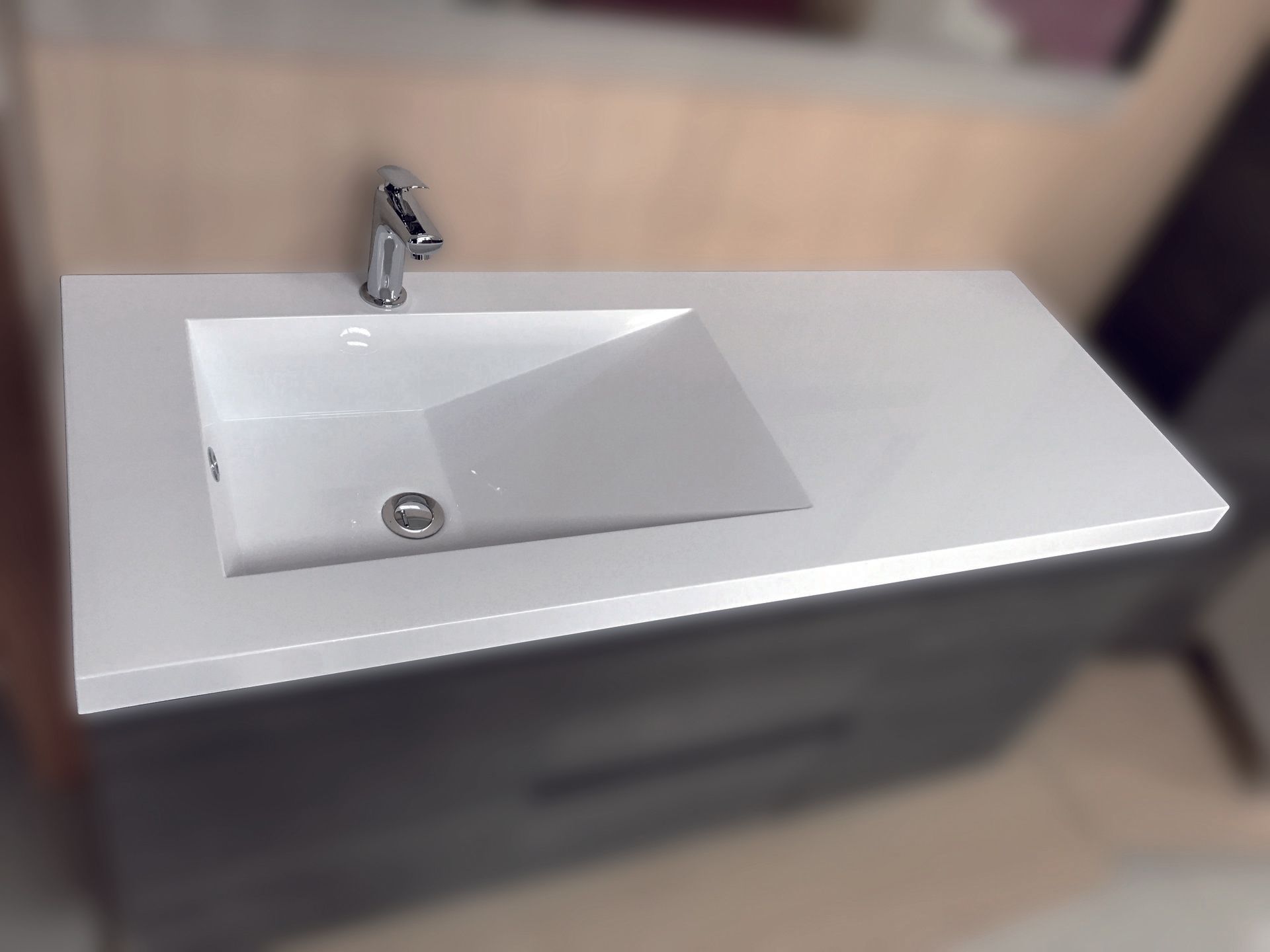 Lavabo resina para mueble