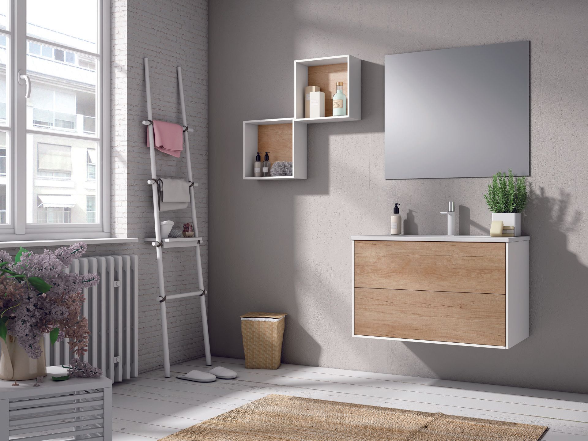 Mueble baño Push Pull