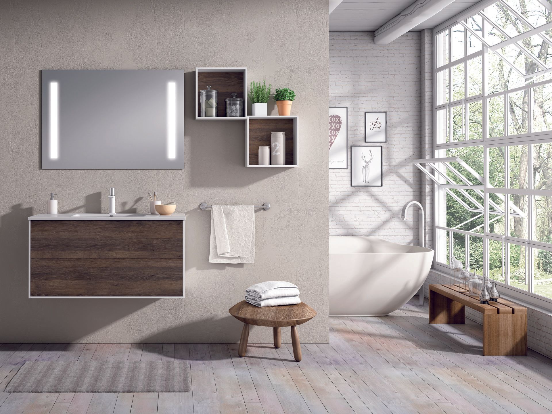 Mueble baño PUSH-PULL